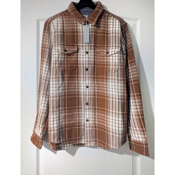Outerknown | Blanket Shirt In Cedar Bigbury Plaid - Picture 6 of 14